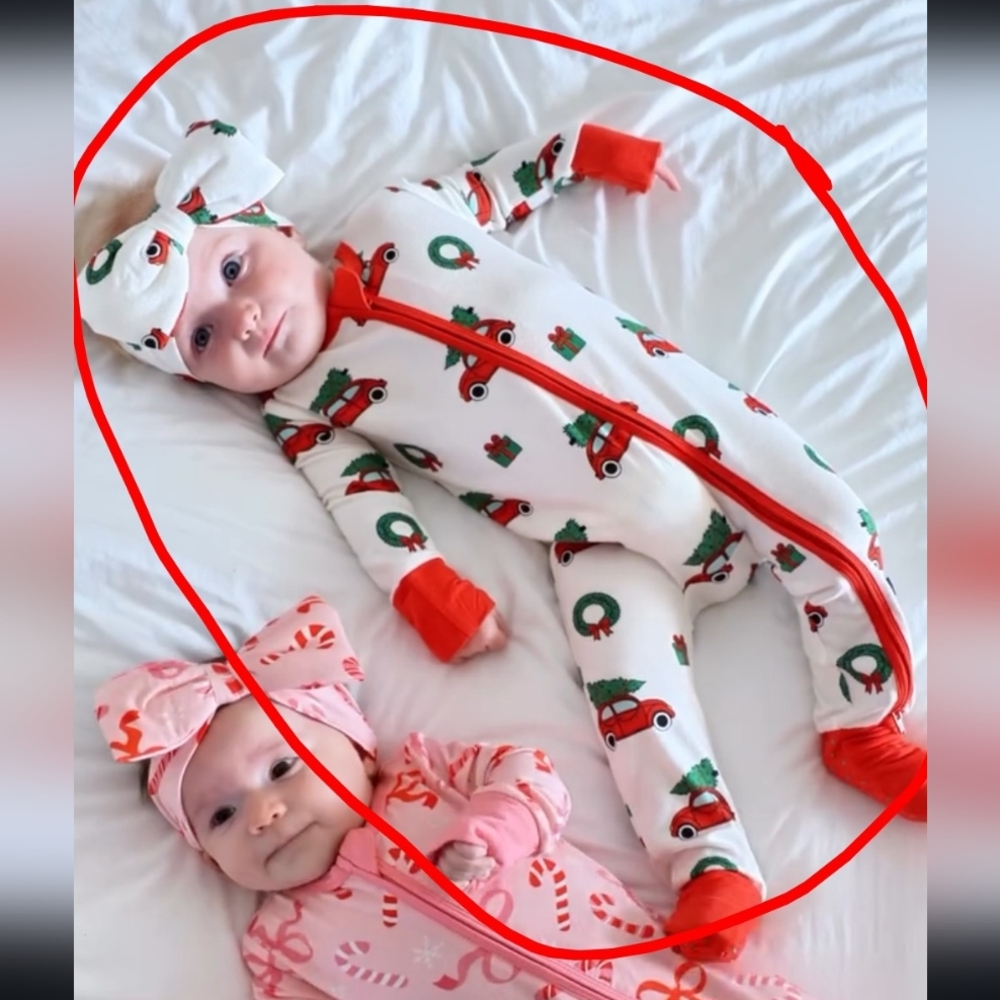 Larkspur Holiday Convertible Footed Romper 18-24 Months